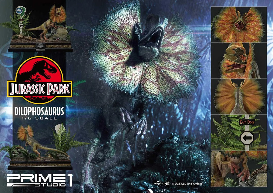 Dilophosaurus (Bonus Version) Jurassic Park (Film) – Prime1Studio – ActionFigure Brasil