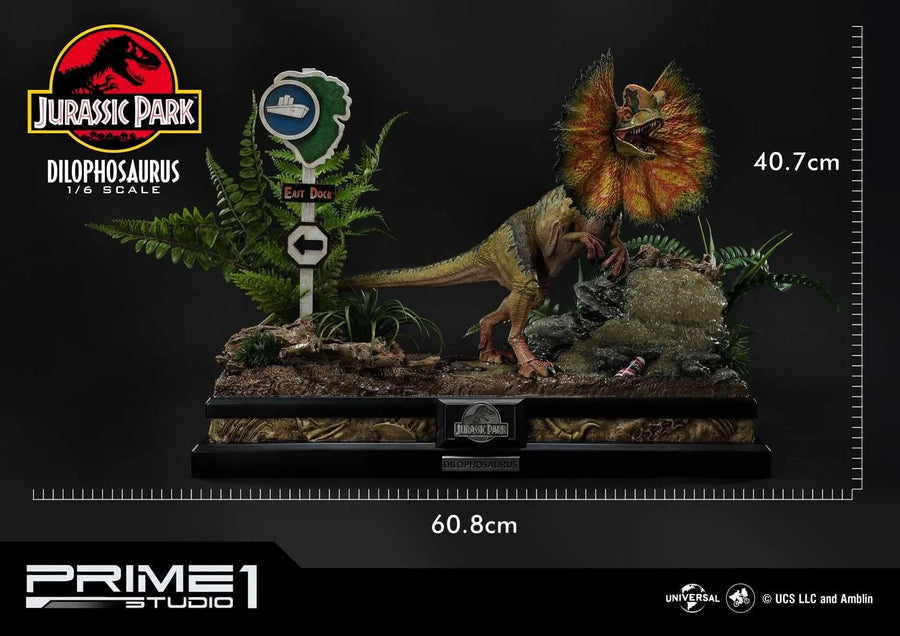 Dilophosaurus (Bonus Version) Jurassic Park (Film) – Prime1Studio – ActionFigure Brasil