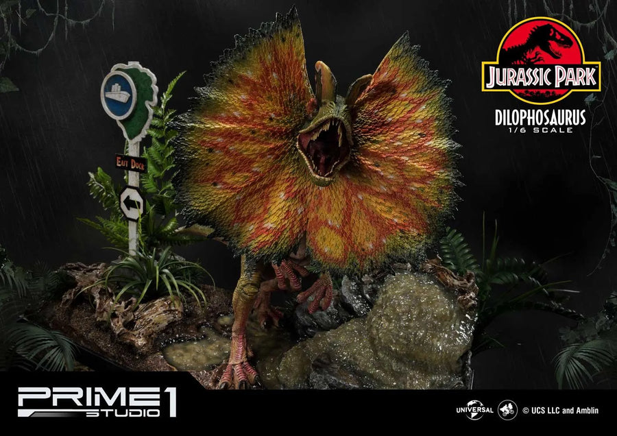 Dilophosaurus (Bonus Version) Jurassic Park (Film) – Prime1Studio – ActionFigure Brasil
