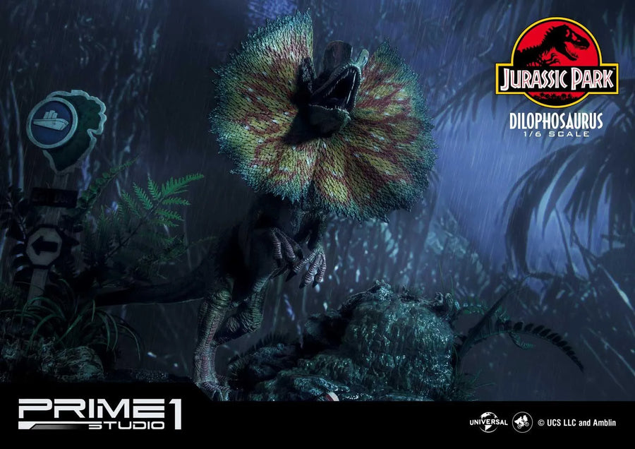 Dilophosaurus (Regular Version) Jurassic Park (Film) – Prime1Studio – ActionFigure Brasil