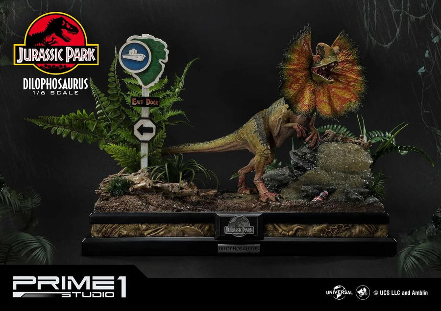 Dilophosaurus (Regular Version) Jurassic Park (Film) – Prime1Studio – ActionFigure Brasil