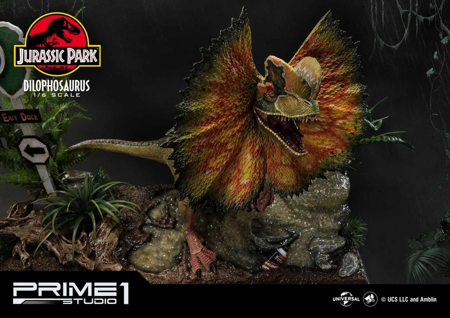 Dilophosaurus (Regular Version) Jurassic Park (Film) – Prime1Studio – ActionFigure Brasil