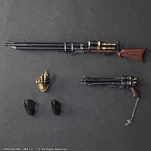 Dirge of Cerberus: Final Fantasy VII - Vincent Valentine - Play Arts Kaiㅤ – Square Enix – ActionFigure Brasil