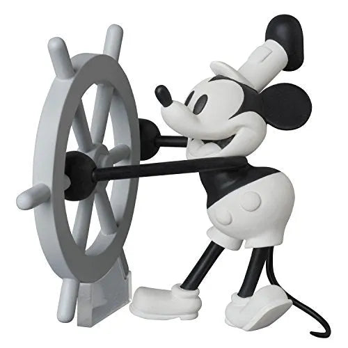 Disney - Mickey Mouse - Ultra Detail Figure No.350 - Ultra Detail Figure Disney Series 6 - Steamboat Willie (Medicom Toy)ㅤ – Medicom Toy As Manufacturer – ActionFigure Brasil