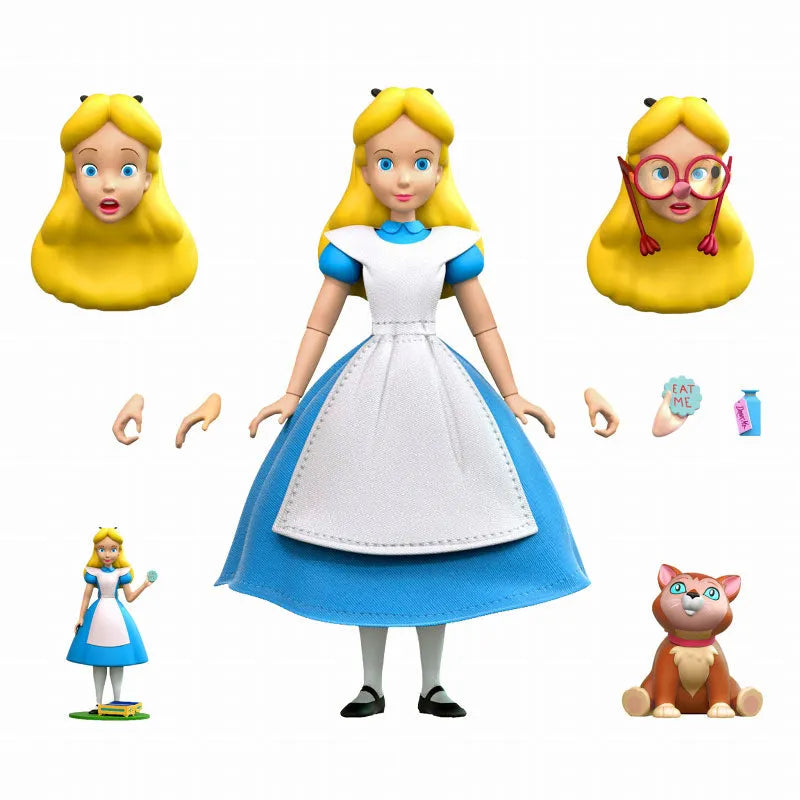 Disney wave 2/ Alice in Wonderland: Alice Ultimate 7 Inch Action Figureㅤ – Super 7 – ActionFigure Brasil