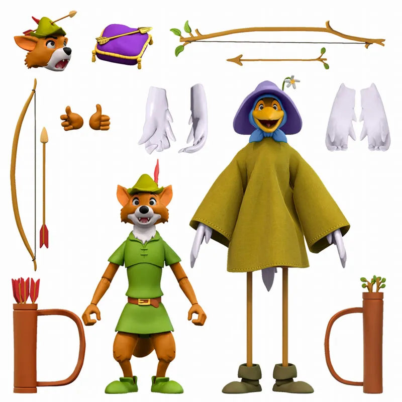 Disney wave 2/ Robin Hood: Robin Hood Stalk Costume Ultimate 7 Inch Action Figureㅤ – Super 7 – ActionFigure Brasil