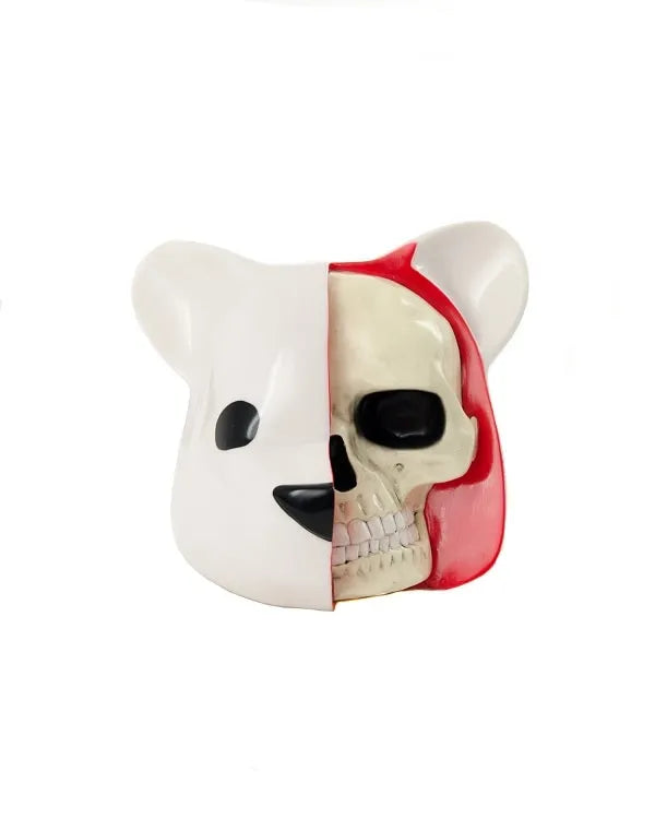 Dissected Bear Head (White) – Clutter Studios – ActionFigure Brasil