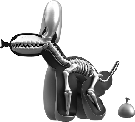 Dissected POPek (Space Grey Edition) - LIMITED EDITION – Mighty Jaxx – ActionFigure Brasil