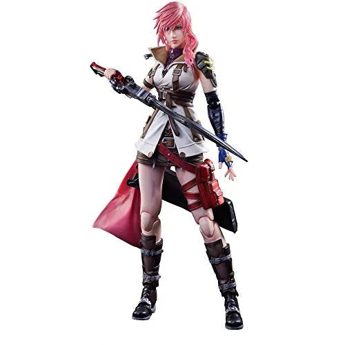Dissidia Final Fantasy - Lightning - Play Arts Kaiㅤ – Square Enix – ActionFigure Brasil