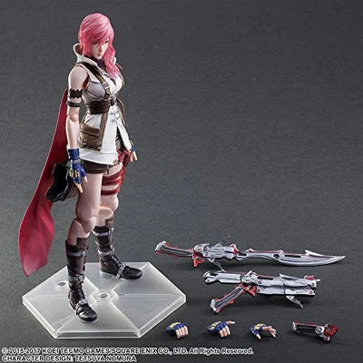 Dissidia Final Fantasy - Lightning - Play Arts Kaiㅤ – Square Enix – ActionFigure Brasil — ângulo diferente