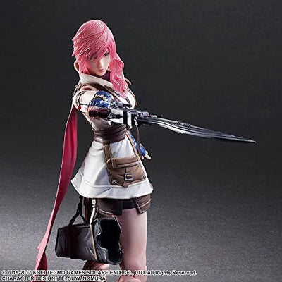 Dissidia Final Fantasy - Lightning - Play Arts Kaiㅤ – Square Enix – ActionFigure Brasil — acessórios