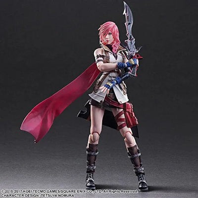 Dissidia Final Fantasy - Lightning - Play Arts Kaiㅤ – Square Enix – ActionFigure Brasil — ambientada