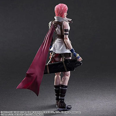 Dissidia Final Fantasy - Lightning - Play Arts Kaiㅤ – Square Enix – ActionFigure Brasil — com base expositora