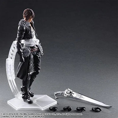 Dissidia Final Fantasy - Squall Leonhart - Play Arts Kai (Square Enix)ㅤ – Square Enix – ActionFigure Brasil — ângulo diferente