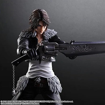 Dissidia Final Fantasy - Squall Leonhart - Play Arts Kai (Square Enix)ㅤ – Square Enix – ActionFigure Brasil — ângulo diferente