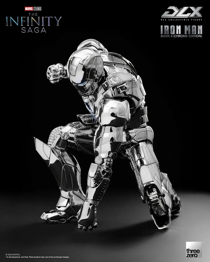 DLX Iron Man Mark 2 (Chrome Edition) – Threezero – ActionFigure Brasil