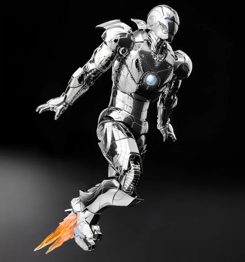 DLX Iron Man Mark 2 (Chrome Edition) – Threezero – ActionFigure Brasil