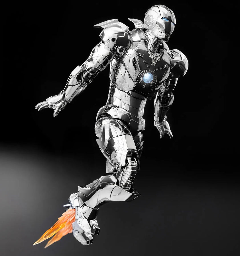 DLX Iron Man Mark 2 (Chrome Edition) – Threezero – ActionFigure Brasil