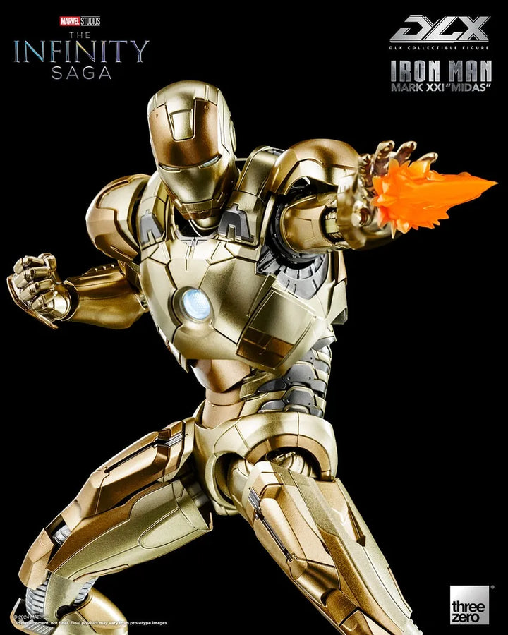 DLX Iron Man Mark 21 “Midas” – Threezero – ActionFigure Brasil