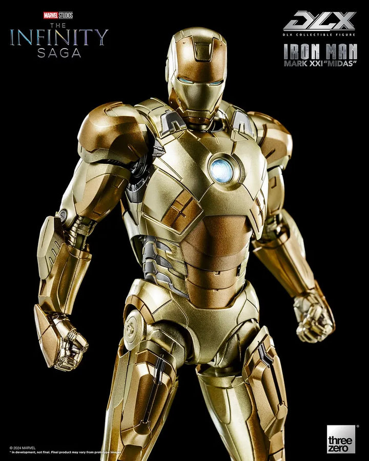 DLX Iron Man Mark 21 “Midas” – Threezero – ActionFigure Brasil