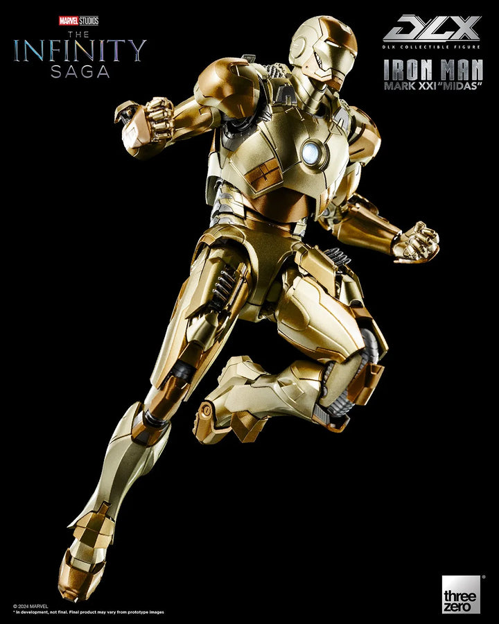 DLX Iron Man Mark 21 “Midas” – Threezero – ActionFigure Brasil