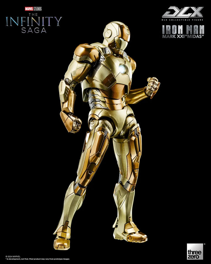 DLX Iron Man Mark 21 “Midas” – Threezero – ActionFigure Brasil
