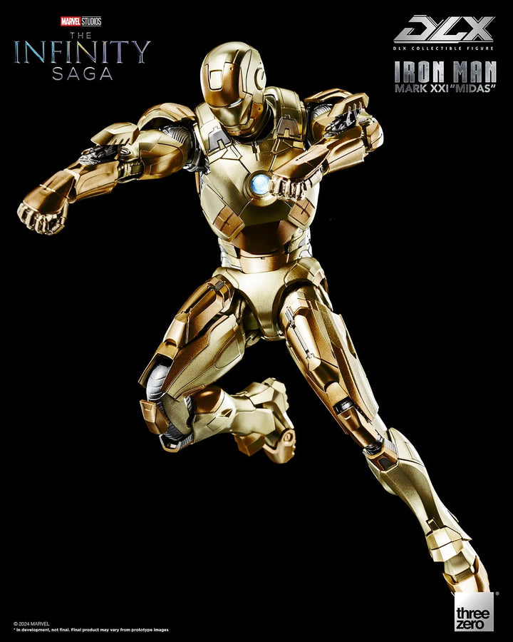 DLX Iron Man Mark 21 “Midas” – Threezero – ActionFigure Brasil