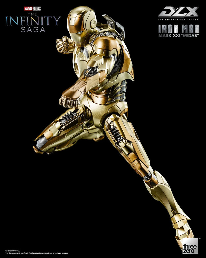 DLX Iron Man Mark 21 “Midas” – Threezero – ActionFigure Brasil