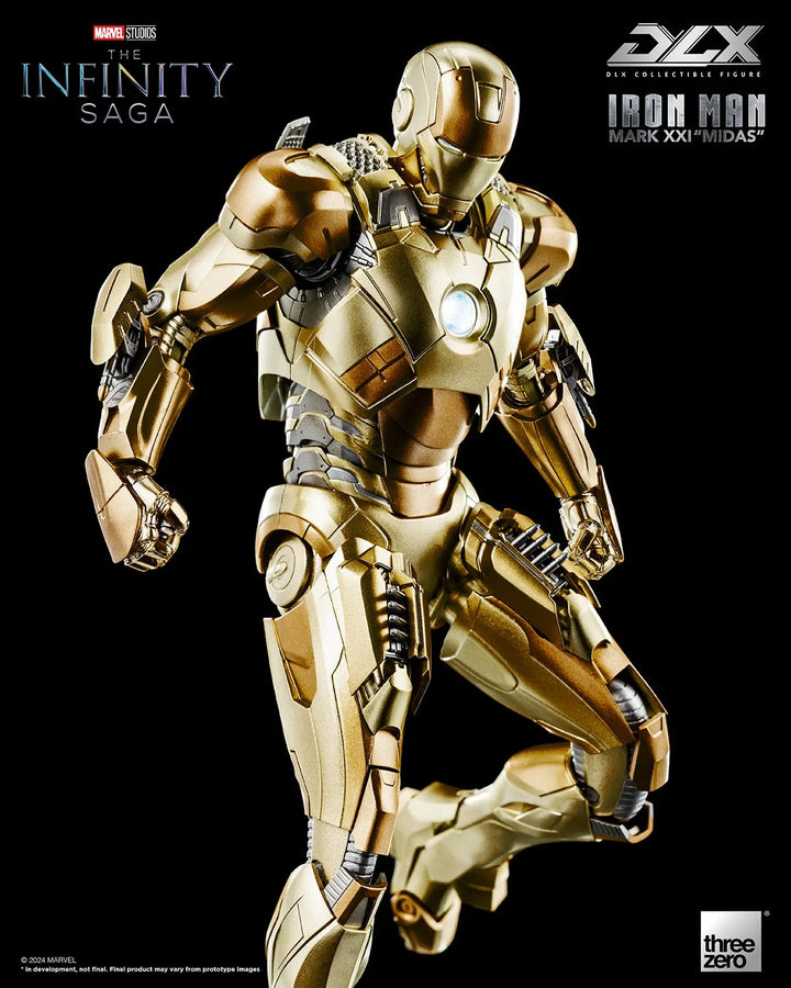 DLX Iron Man Mark 21 “Midas” – Threezero – ActionFigure Brasil