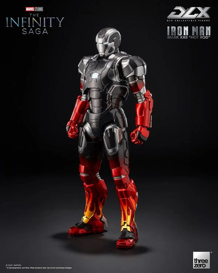 DLX Iron Man Mark 22 “Hot Rod” – Threezero – ActionFigure Brasil
