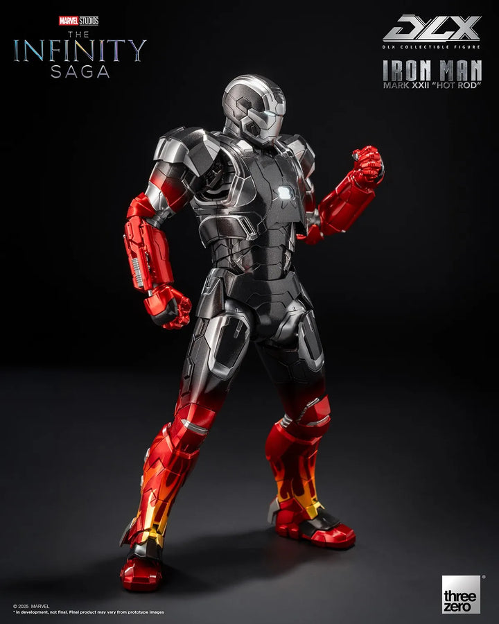 DLX Iron Man Mark 22 “Hot Rod” – Threezero – ActionFigure Brasil