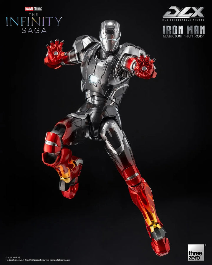 DLX Iron Man Mark 22 “Hot Rod” – Threezero – ActionFigure Brasil