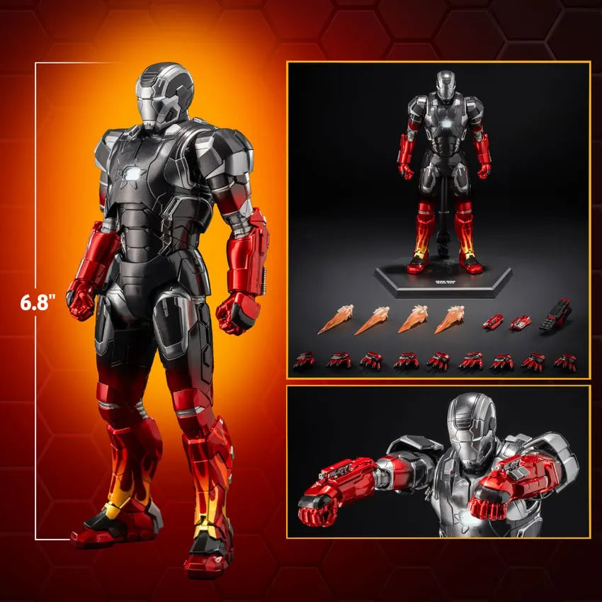 DLX Iron Man Mark 22 “Hot Rod” – Threezero – ActionFigure Brasil
