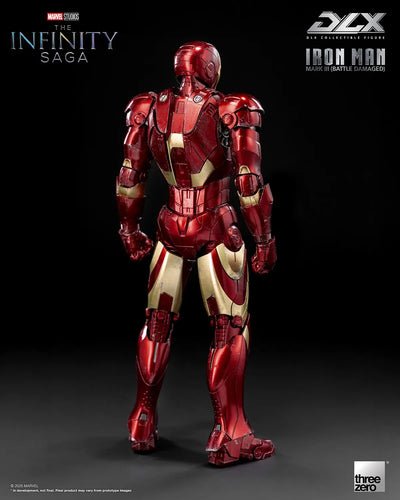 DLX Iron Man Mark 3 (Battle Damaged) – Threezero – ActionFigure Brasil — acessórios