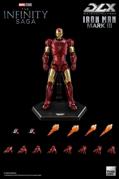 DLX Iron Man Mark 3 – Threezero – ActionFigure Brasil