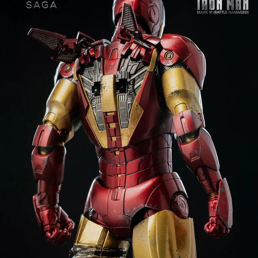 DLX Iron Man Mark 6 (Battle Damaged) – Threezero – ActionFigure Brasil