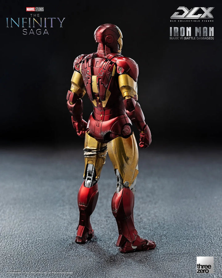DLX Iron Man Mark 6 (Battle Damaged) – Threezero – ActionFigure Brasil