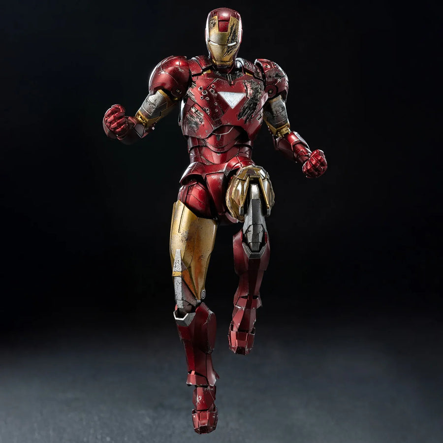 DLX Iron Man Mark 6 (Battle Damaged) – Threezero – ActionFigure Brasil