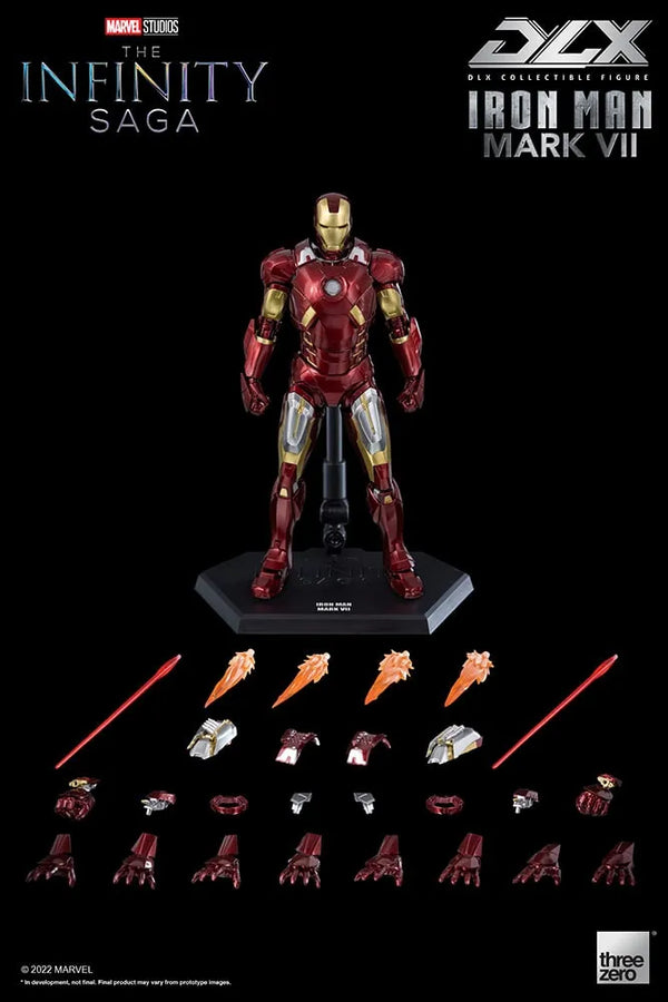 DLX Iron Man Mark 7 – Threezero – ActionFigure Brasil