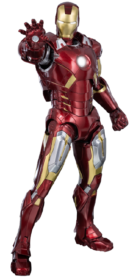 DLX Iron Man Mark 7 – Threezero – ActionFigure Brasil