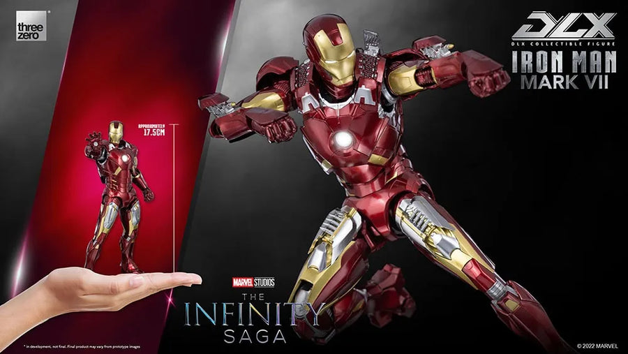 DLX Iron Man Mark 7 – Threezero – ActionFigure Brasil