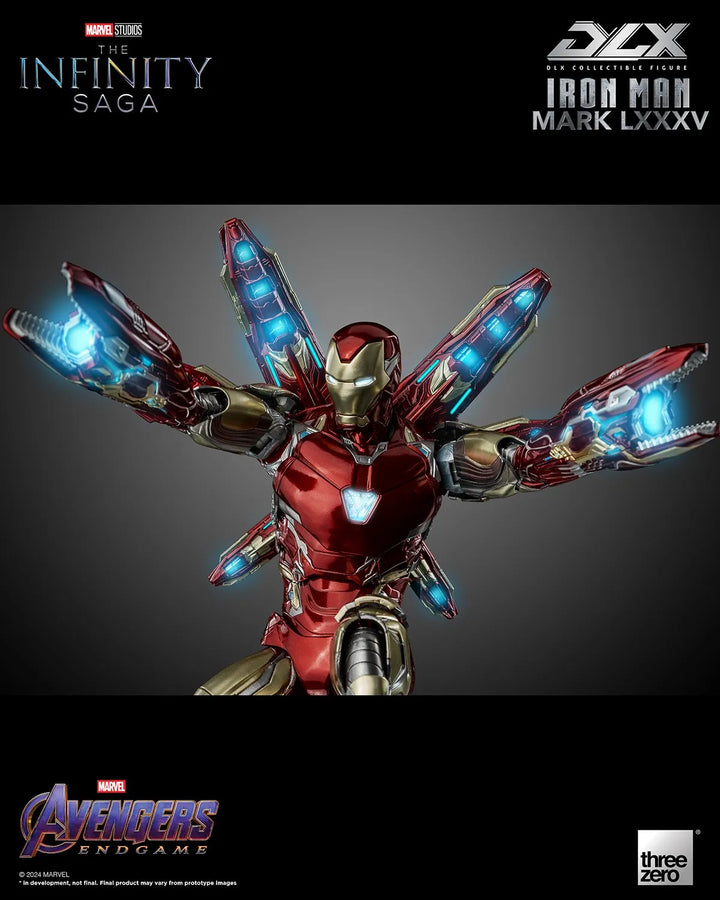 DLX Iron Man Mark 85 – Threezero – ActionFigure Brasil