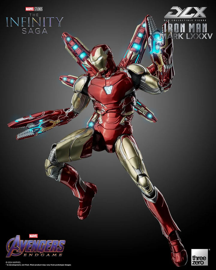 DLX Iron Man Mark 85 – Threezero – ActionFigure Brasil