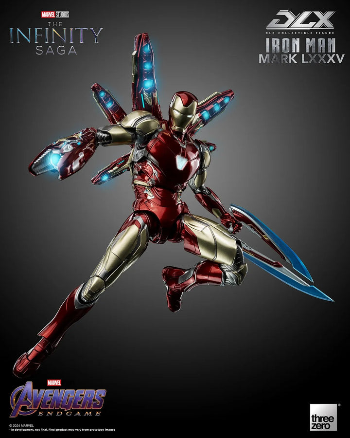 DLX Iron Man Mark 85 – Threezero – ActionFigure Brasil