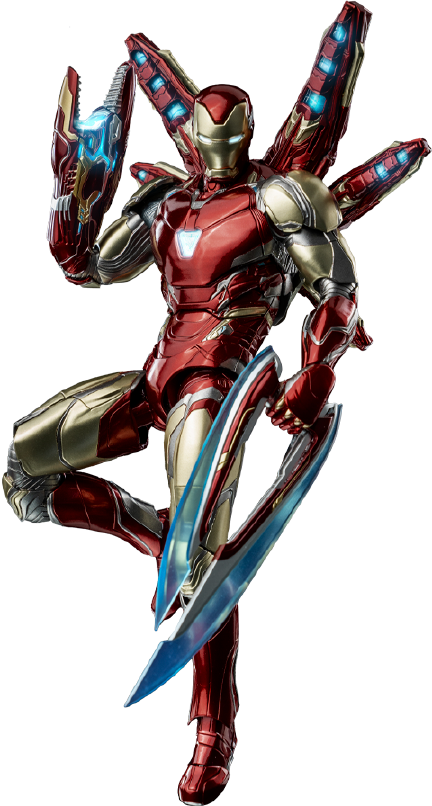 DLX Iron Man Mark 85 – Threezero – ActionFigure Brasil