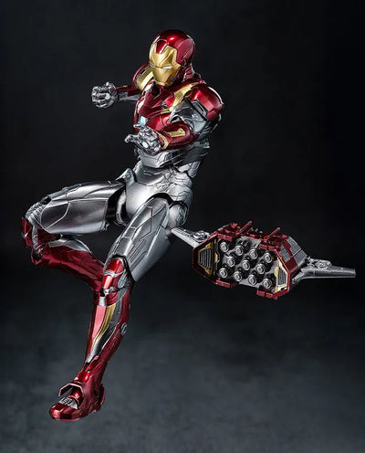 DLX Spider-Man: Homecoming - Iron Man Mark 47 (Threezero)ㅤ – ThreeZero – ActionFigure Brasil — com base expositora