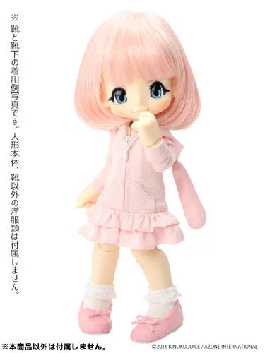 Doll Clothes - KIKIPOP! - Kinoko Planet - Lace & Ribbon Socks Set - White Beige (Azone)ㅤ – Azone International – ActionFigureBrasil — ângulo diferente