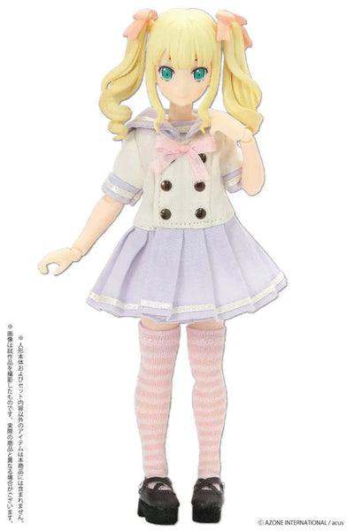 Doll Clothes - Picconeemo Costume - Gymnasium Sailor One-piece Set - 1/12 - Lavender (Azone)ㅤ – Azone As Manufacturer – ActionFigure Brasil
