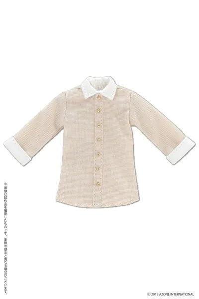 Doll Clothes - Picconeemo Costume - Long Shirt - 1/12 - Beige x White (Azone)ㅤ – Azone As Manufacturer – ActionFigure Brasil