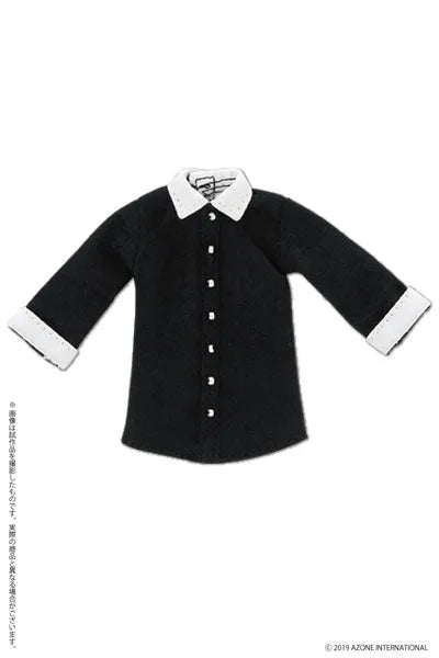 Doll Clothes - Picconeemo Costume - Long Shirt - 1/12 - Black x White (Azone)ㅤ – Azone As Manufacturer – ActionFigure Brasil